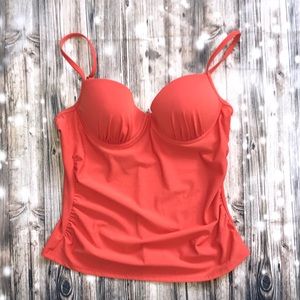5/$25 Spiegel orange bathing suit top size 12